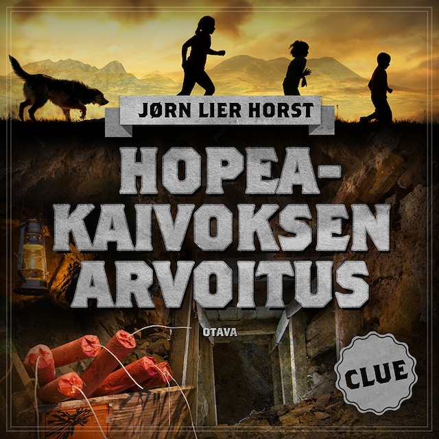 Book cover for CLUE - Hopeakaivoksen arvoitus