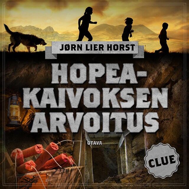 Couverture de livre pour CLUE - Hopeakaivoksen arvoitus