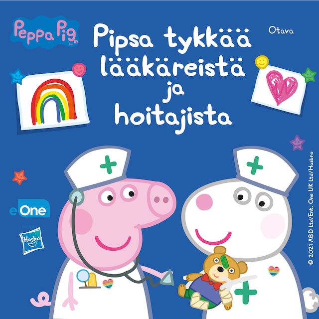 Book cover for Pipsa tykkää lääkäreistä ja hoitajista
