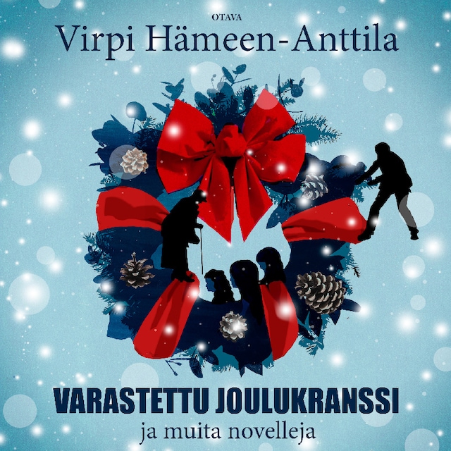 Book cover for Varastettu joulukranssi