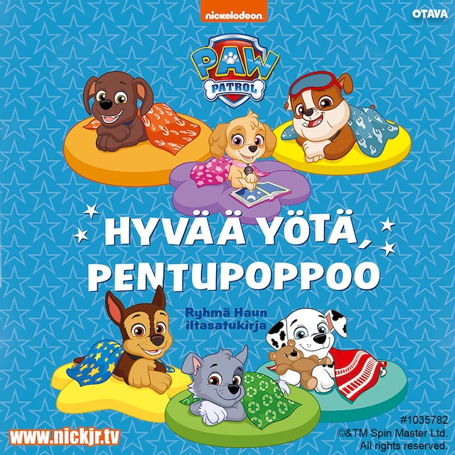 Copertina del libro per Ryhmä Hau - Hyvää yötä, pentupoppoo