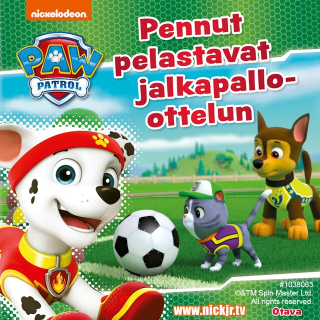 Book cover for Ryhmä Hau - Pennut pelastavat jalkapallo-ottelun