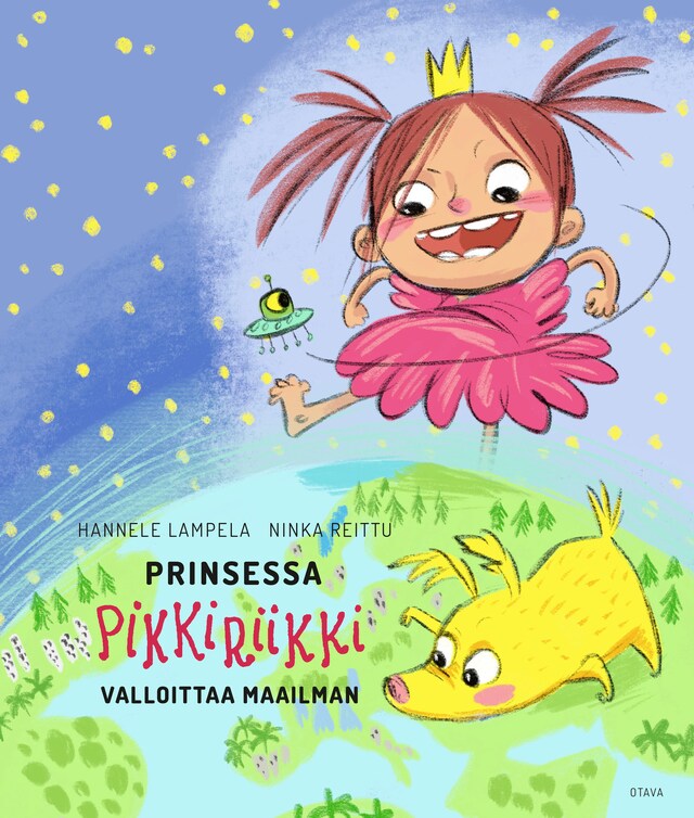 Okładka książki dla Prinsessa Pikkiriikki valloittaa maailman (e-äänikirja)
