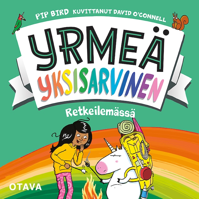 Book cover for Yrmeä yksisarvinen retkeilemässä