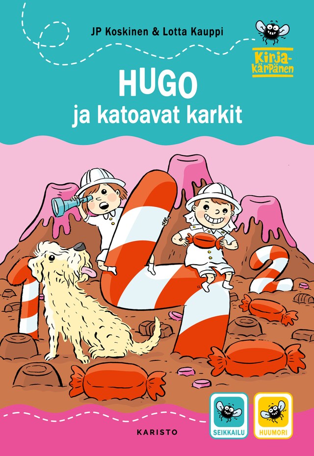 Boekomslag van Hugo ja katoavat karkit