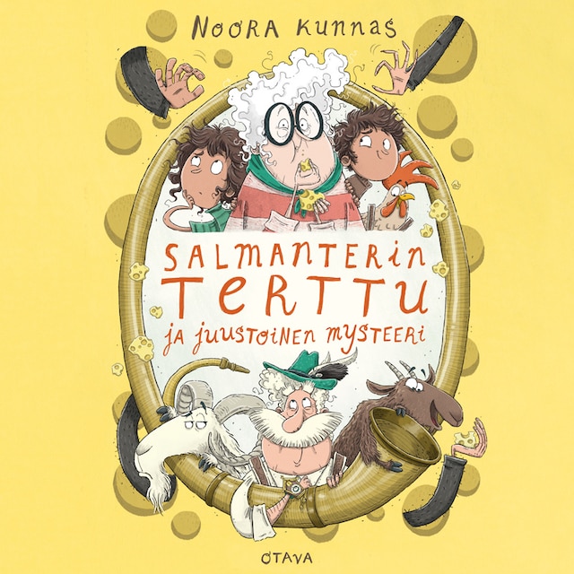 Book cover for Salmanterin Terttu ja juustoinen mysteeri