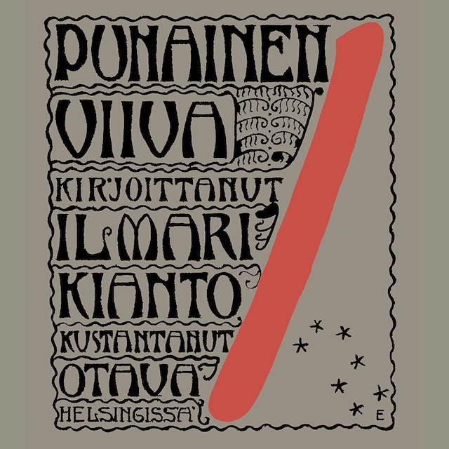 Book cover for Punainen viiva