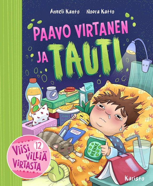 Couverture de livre pour Paavo Virtanen ja tauti