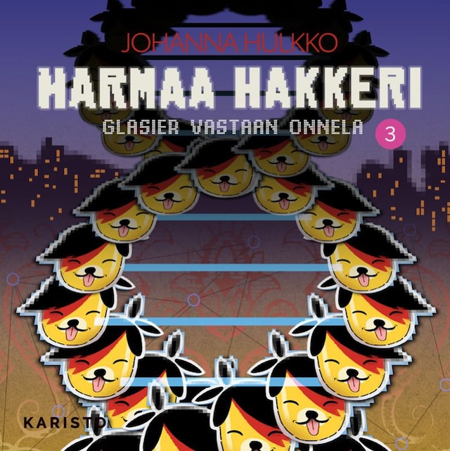 Buchcover für Harmaa hakkeri - Glasier vastaan Onnela