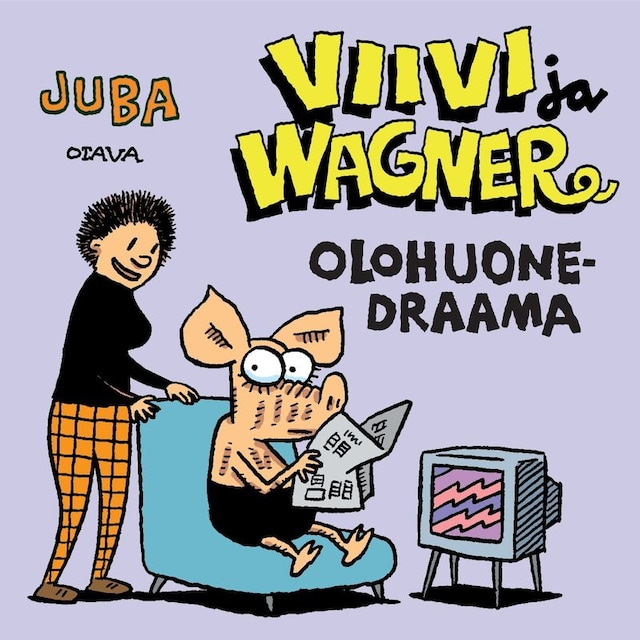 Book cover for Viivi ja Wagner  - Olohuonedraama