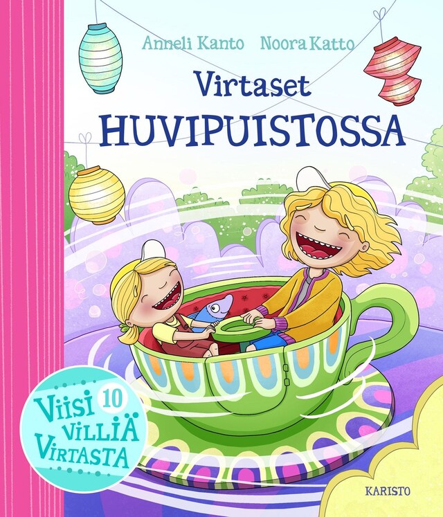 Buchcover für Virtaset huvipuistossa