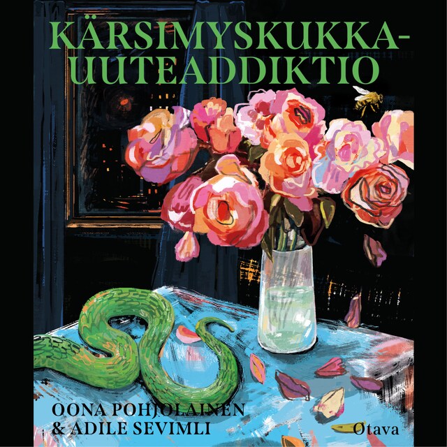 Copertina del libro per Kärsimyskukkauuteaddiktio
