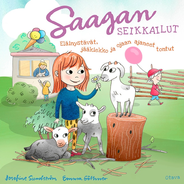 Book cover for Eläinystävät, jääkiekko ja ojaan ajaneet tontut