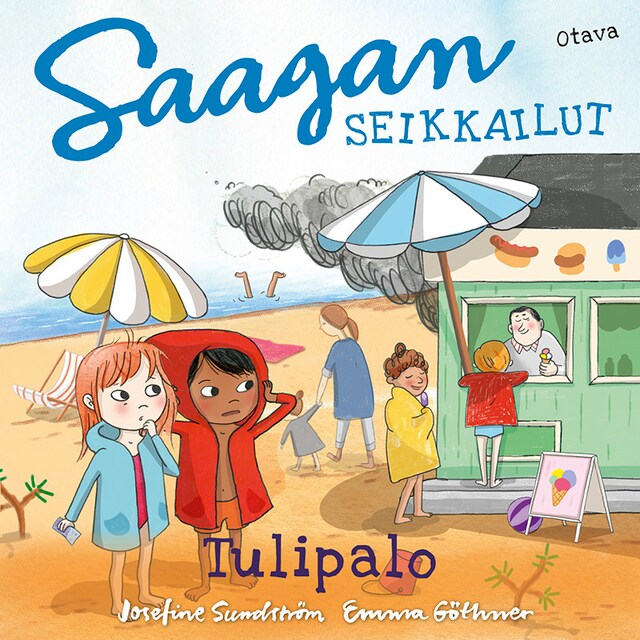 Kirjankansi teokselle Saagan seikkailut. Tulipalo