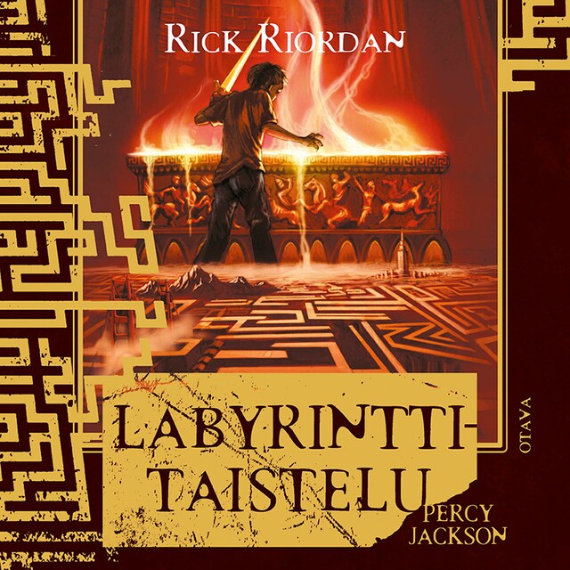 Buchcover für Labyrinttitaistelu