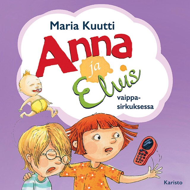 Book cover for Anna ja Elvis vaippasirkuksessa