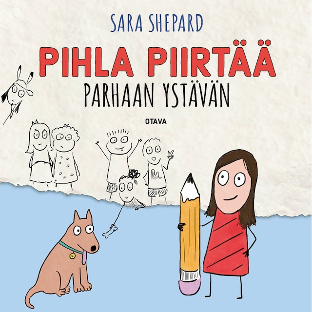 Book cover for Pihla piirtää parhaan ystävän