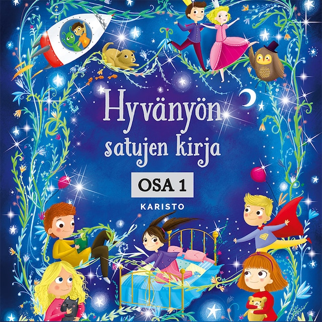 Book cover for Hyvänyön satujen kirja 1