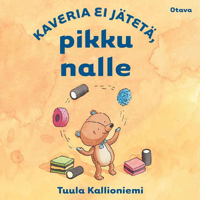 Kirjankansi teokselle Kaveria ei jätetä, pikku nalle