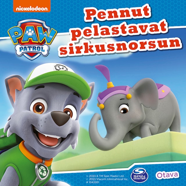 Book cover for Ryhmä Hau Pennut pelastavat sirkusnorsun