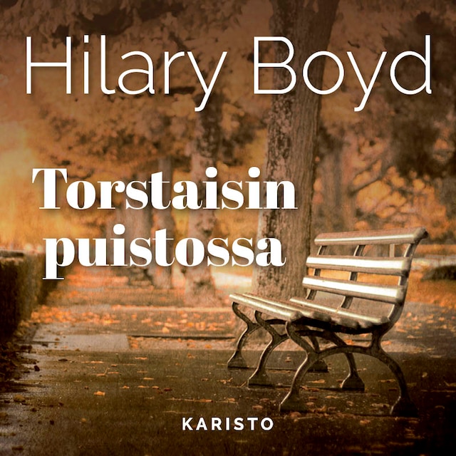 Kirjankansi teokselle Torstaisin puistossa