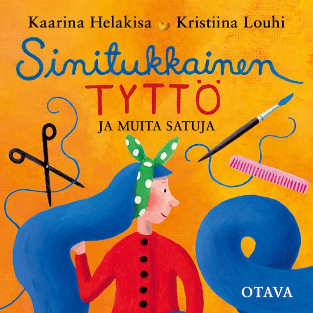 Book cover for Sinitukkainen tyttö ja muita satuja