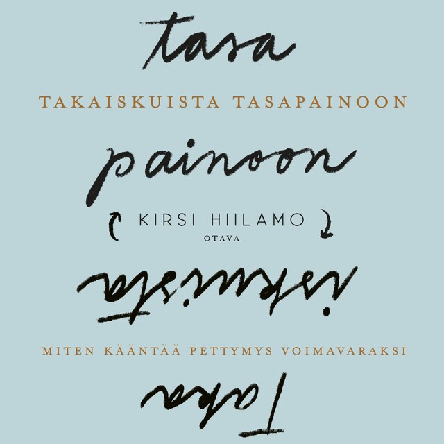 Copertina del libro per Takaiskuista tasapainoon