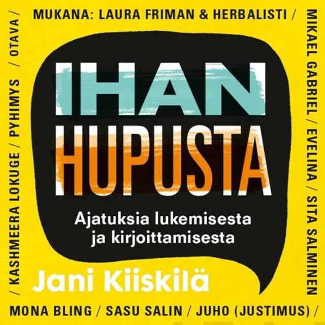 Kirjankansi teokselle Ihan hupusta