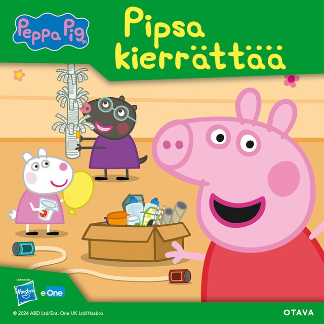 Bogomslag for Pipsa Possu - Pipsa kierrättää