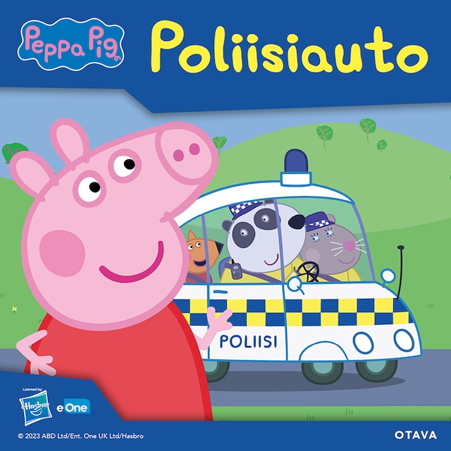 Kirjankansi teokselle Pipsa Possu - Poliisiauto