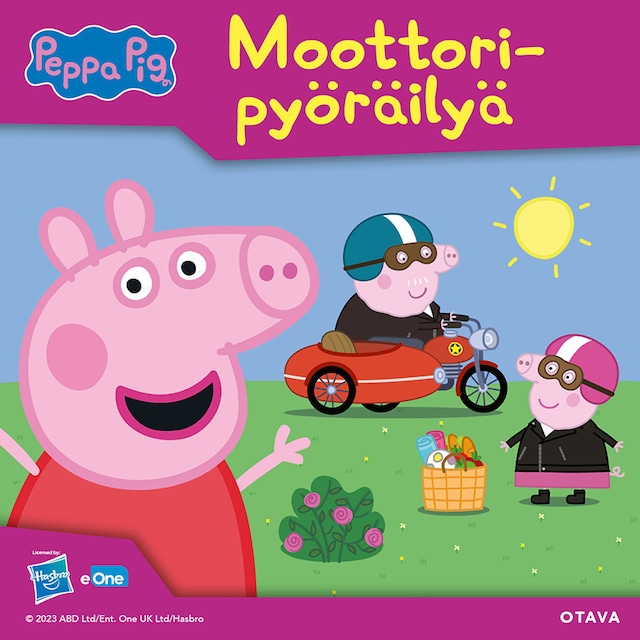 Book cover for Pipsa Possu - Moottoripyöräilyä