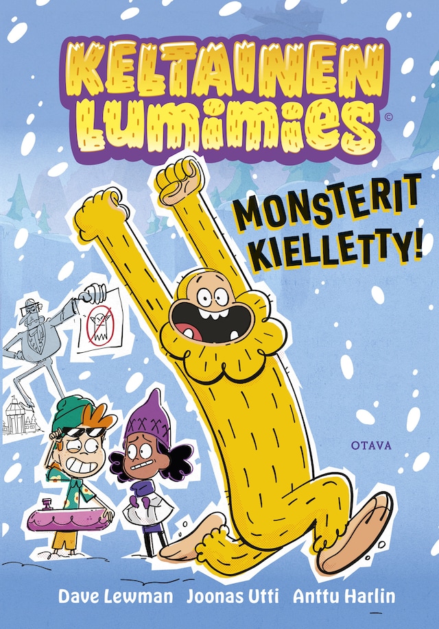 Book cover for Keltainen lumimies - Monsterit kielletty!