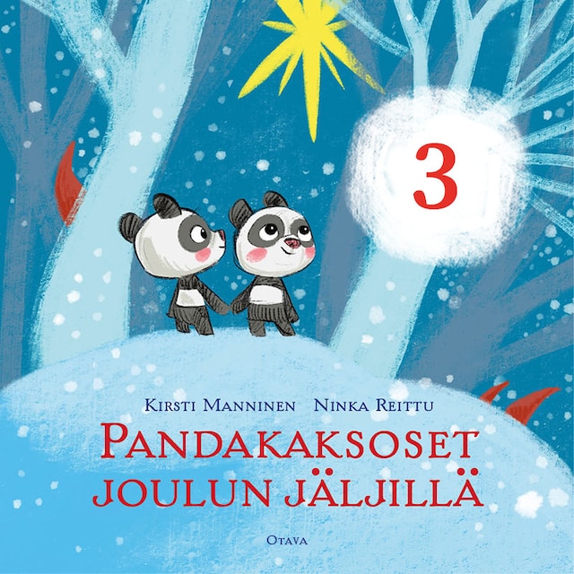 Okładka książki dla Pandakaksoset joulun jäljillä 3