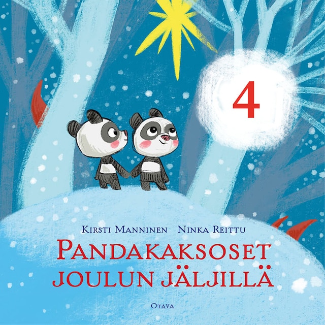 Boekomslag van Pandakaksoset joulun jäljillä 4