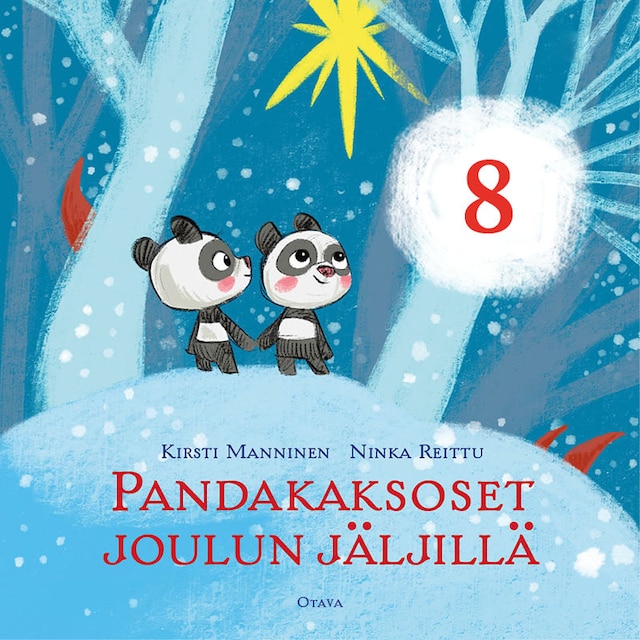Boekomslag van Pandakaksoset joulun jäljillä 8
