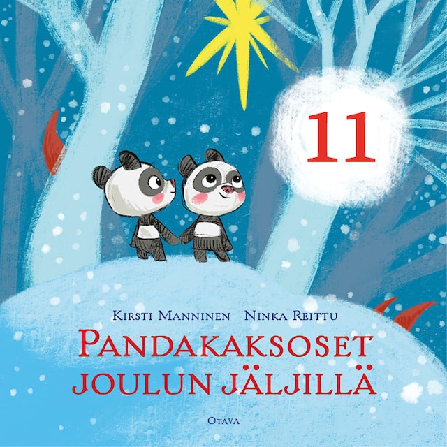 Book cover for Pandakaksoset joulun jäljillä 11