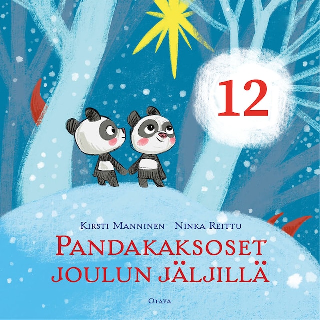 Book cover for Pandakaksoset joulun jäljillä 12