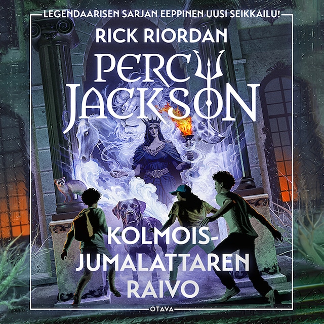 Bokomslag for Percy Jackson – Kolmoisjumalattaren raivo