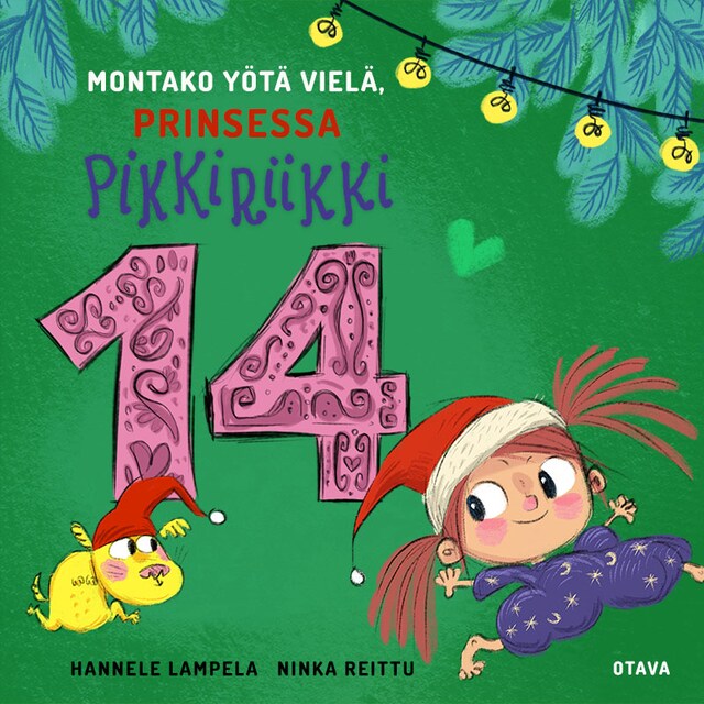 Book cover for Montako yötä vielä, Prinsessa Pikkiriikki 14