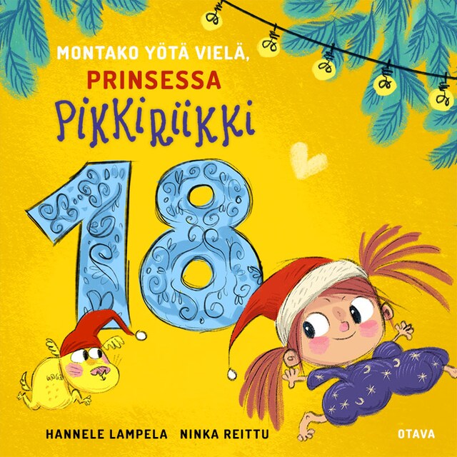 Book cover for Montako yötä vielä, Prinsessa Pikkiriikki 18