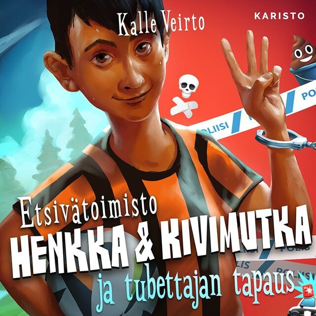 Boekomslag van Etsivätoimisto Henkka & Kivimutka ja tubettajan tapaus