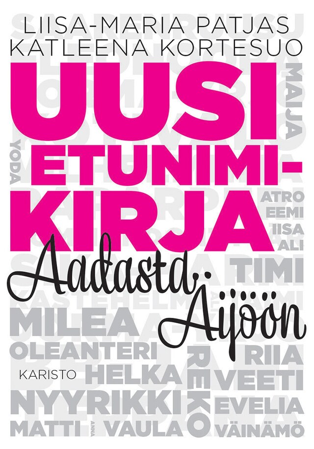 Book cover for Uusi etunimikirja