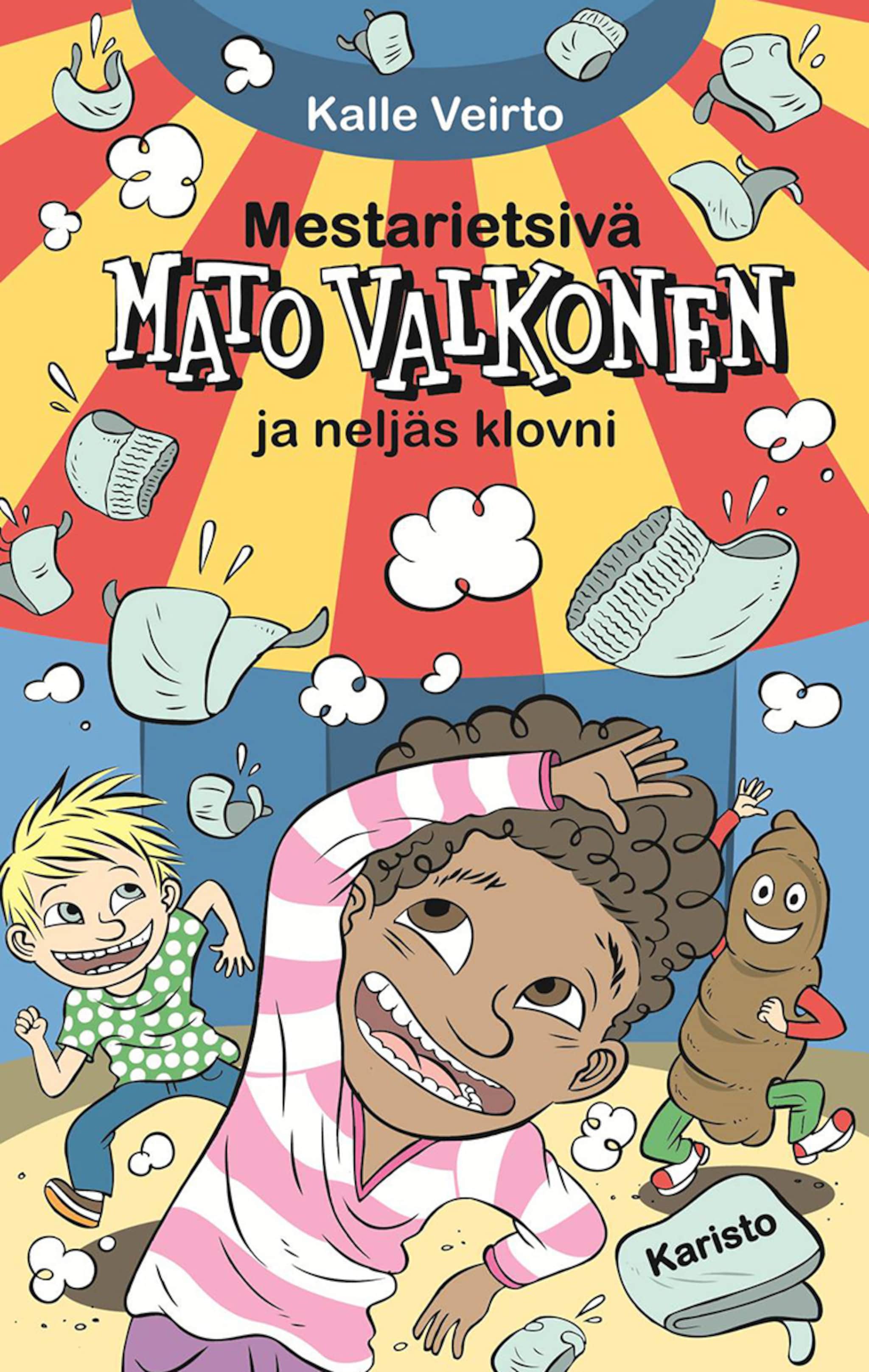 Mestarietsivä Mato Valkonen ja neljäs klovni