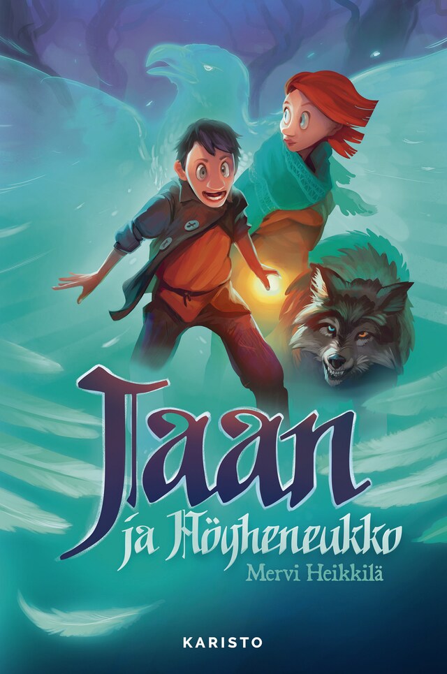 Book cover for Jaan ja Höyheneukko