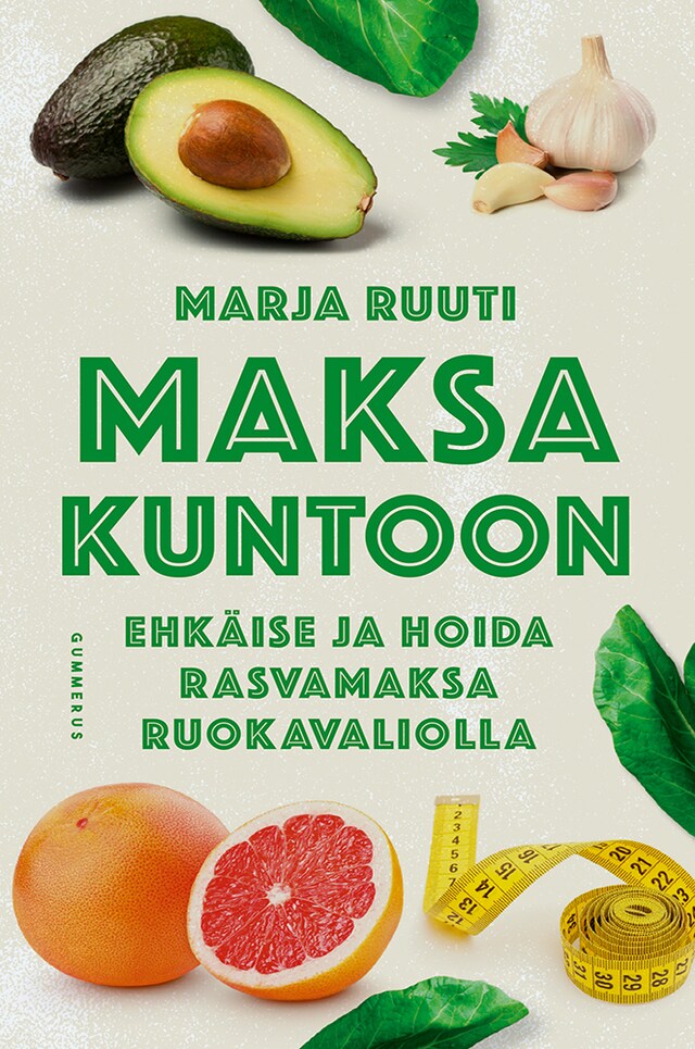 Kirjankansi teokselle Maksa kuntoon