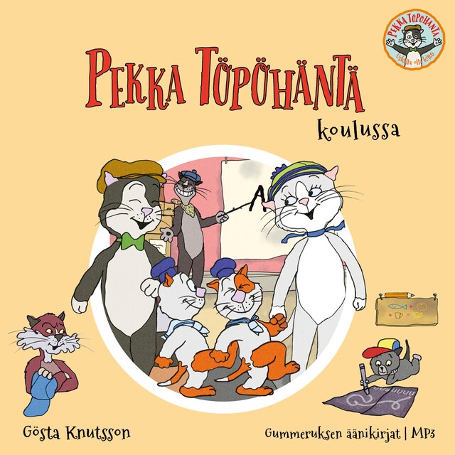 Couverture de livre pour Pekka Töpöhäntä koulussa
