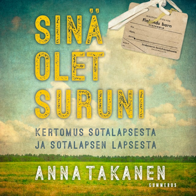 Book cover for Sinä olet suruni