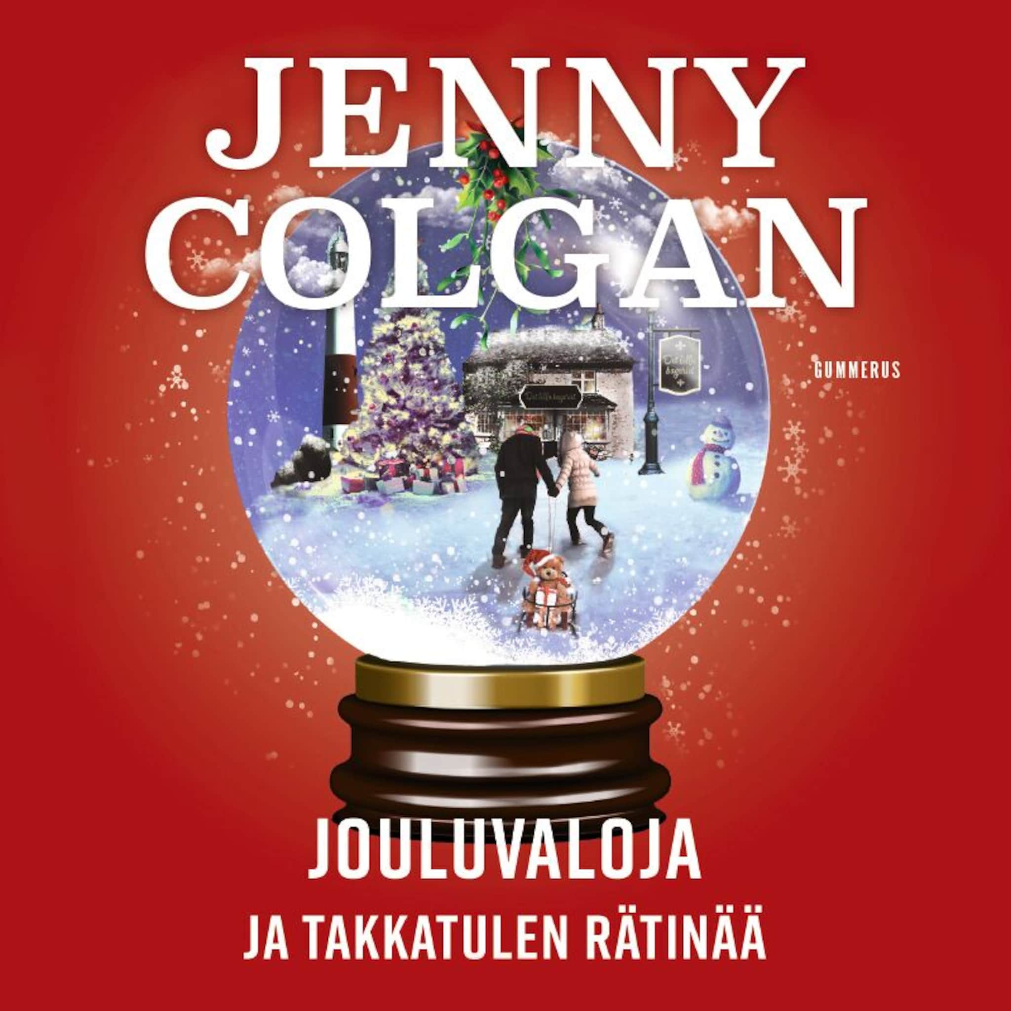Jouluvaloja ja takkatulen rätinää