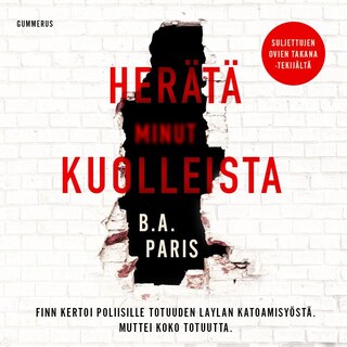 Herätä minut kuolleista bookCoverFor