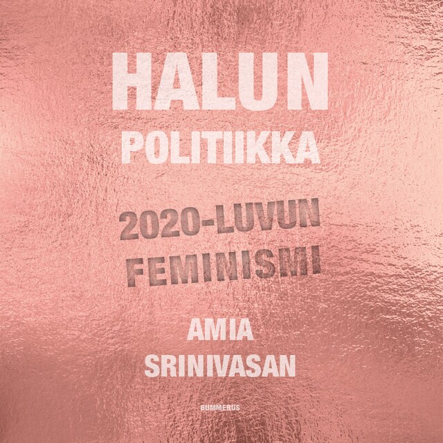 Kirjankansi teokselle Halun politiikka